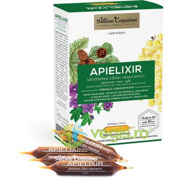 Apielixir Sanatatea Cailor Respiratorii 20 fiole x 10ml