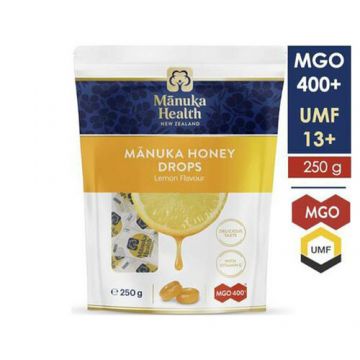 Bomboane cu Miere de Manuka MGO™ 400+ și Lămâie | Manuka Health