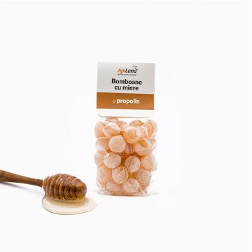 Bomboane cu miere și propolis - 100g