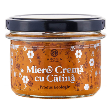 Miere crema cu catina, 220g, Aronia