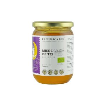 Republica BIO Miere de Tei ecologica cruda, 700g